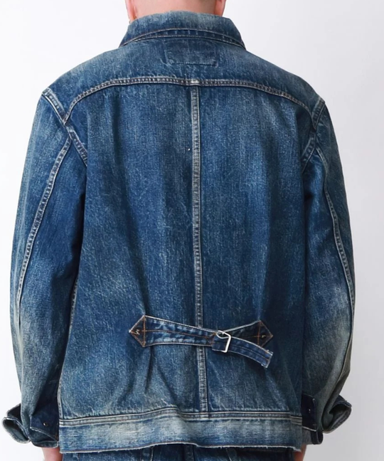 【HQ DENIM】TRUCKER JACKET(vintage processing.)