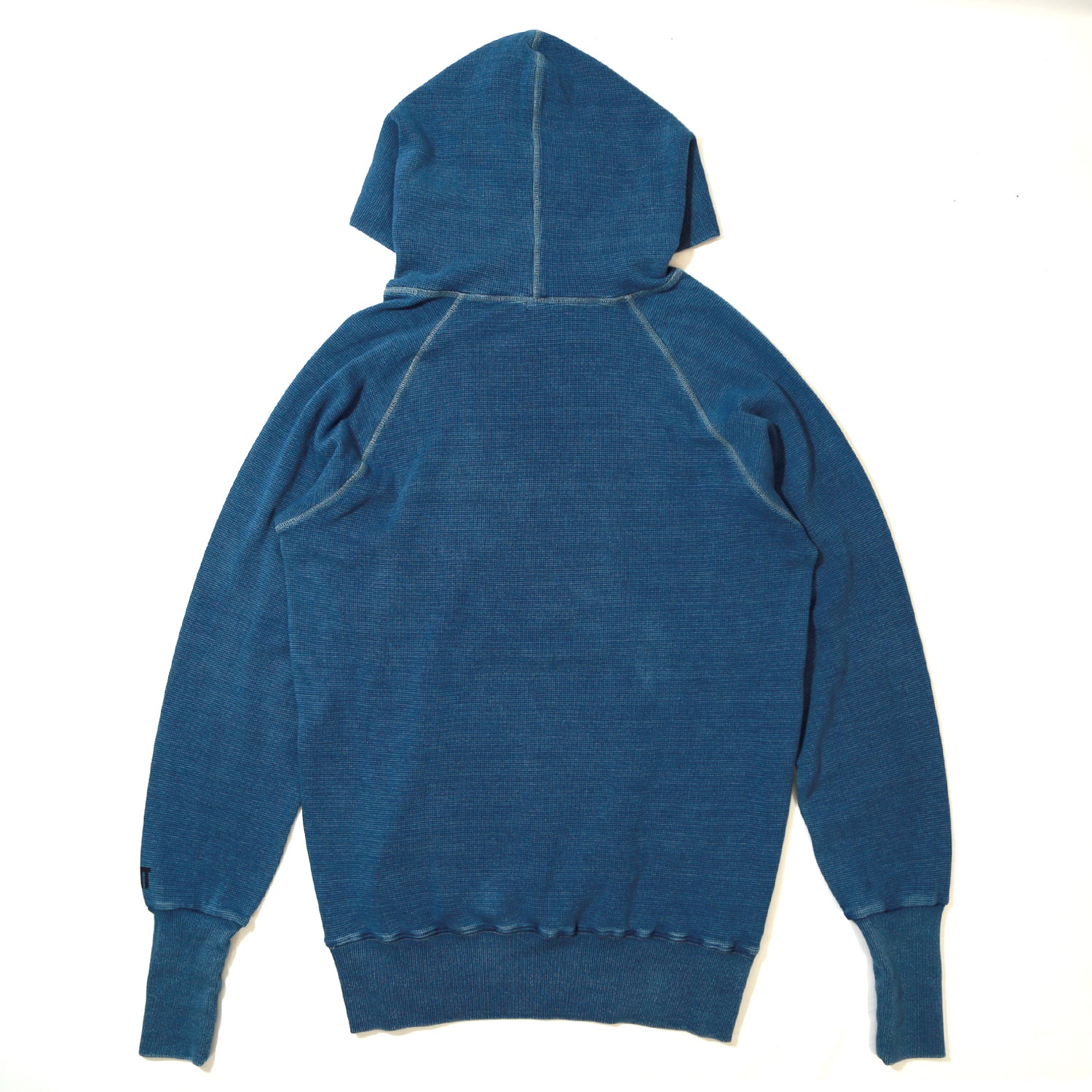 ワッフル編みサーマル HOODIE／ INDIGO LIGHT – TMT OFFICIAL ONLINE STORE