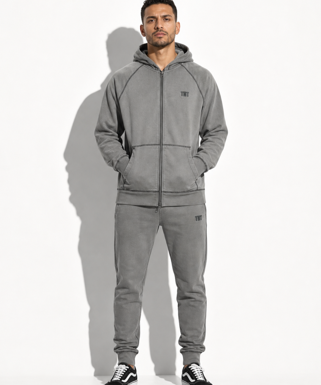 SLIM SWEAT PANTS（black）