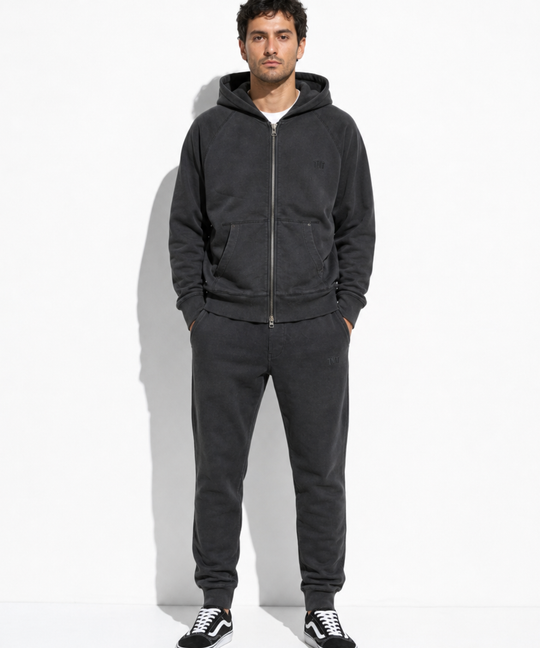 SLIM SWEAT PANTS（black）