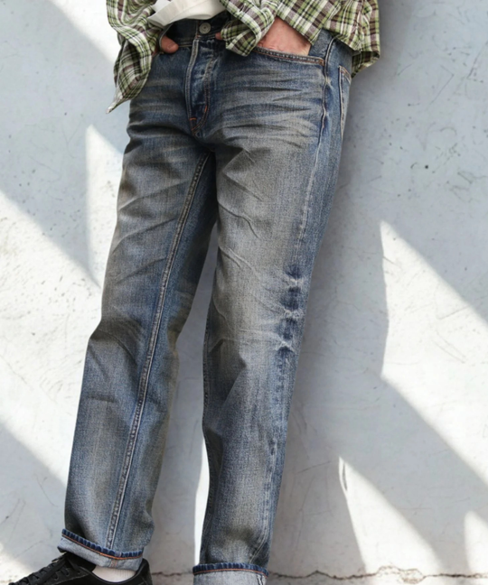 12oz SOFT DENIM 5P STRAIGHT／INDIGO LIGHT