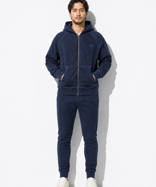 SLIM SWEAT PANTS（indigo dye）