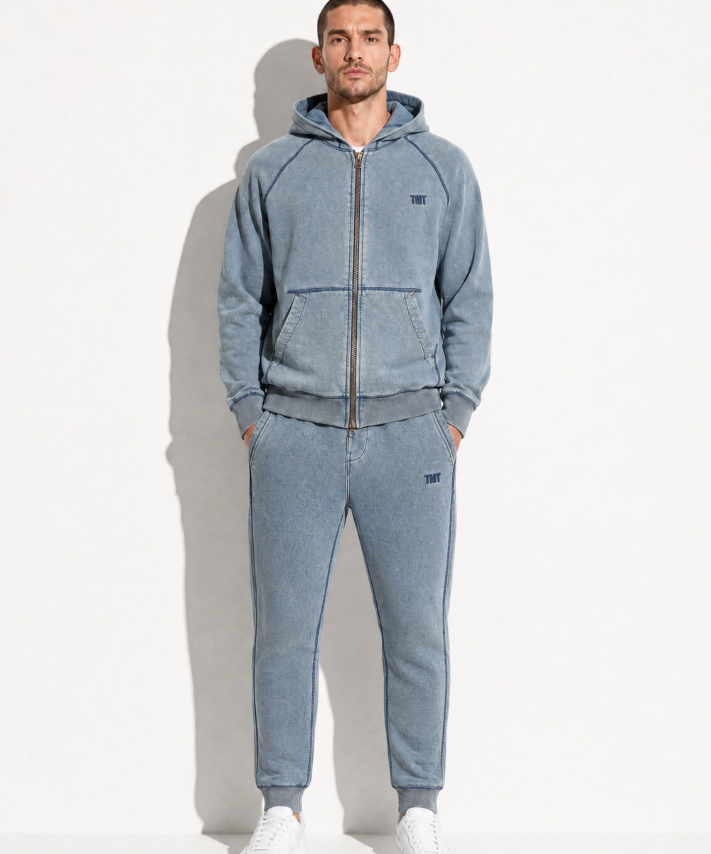 SLIM SWEAT PANTS（indigo dye）