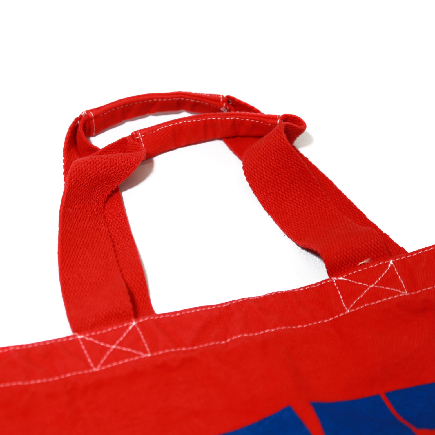 Red tote 2025 bag canvas