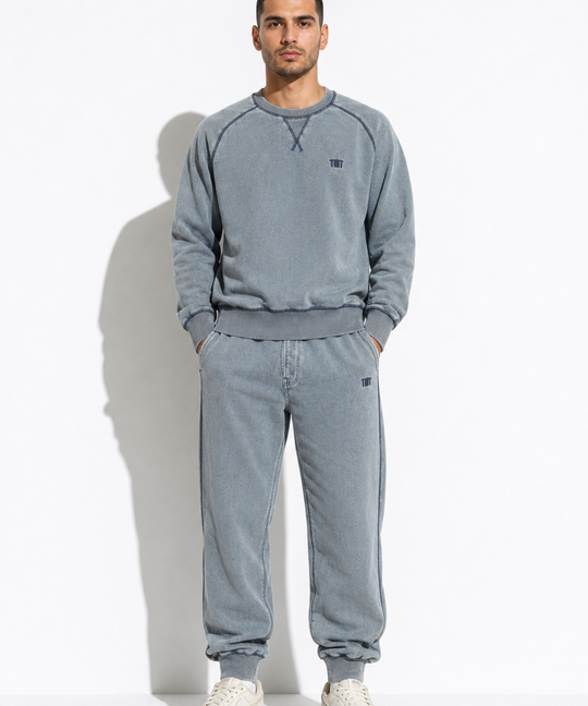 WIDE SWEAT PANTS（indigo dye）