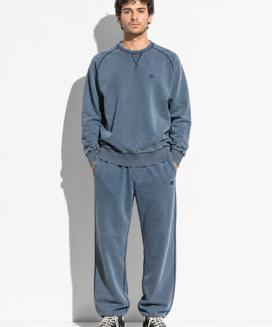 WIDE SWEAT PANTS（indigo dye）