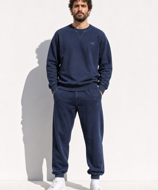 WIDE SWEAT PANTS（indigo dye）