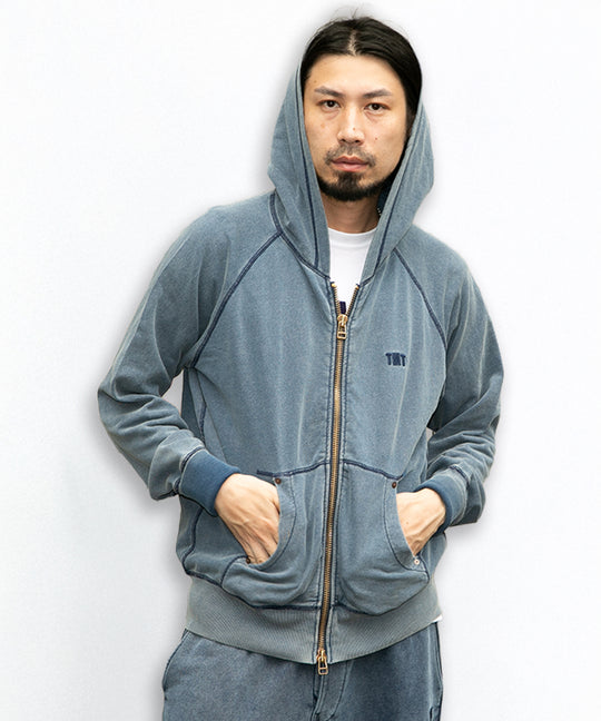 ZIP UP PARKA (INDIGO）