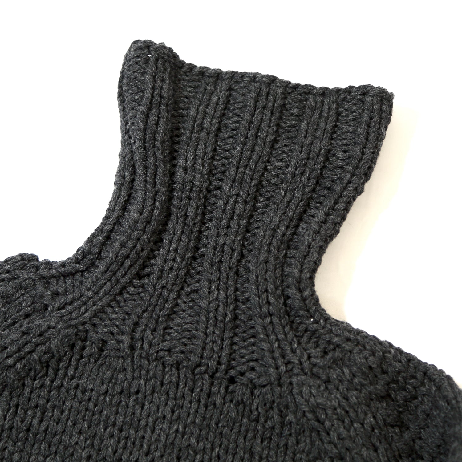 ROUGH GAUGE HAND KNIT ／ BLACK – TMT OFFICIAL ONLINE STORE