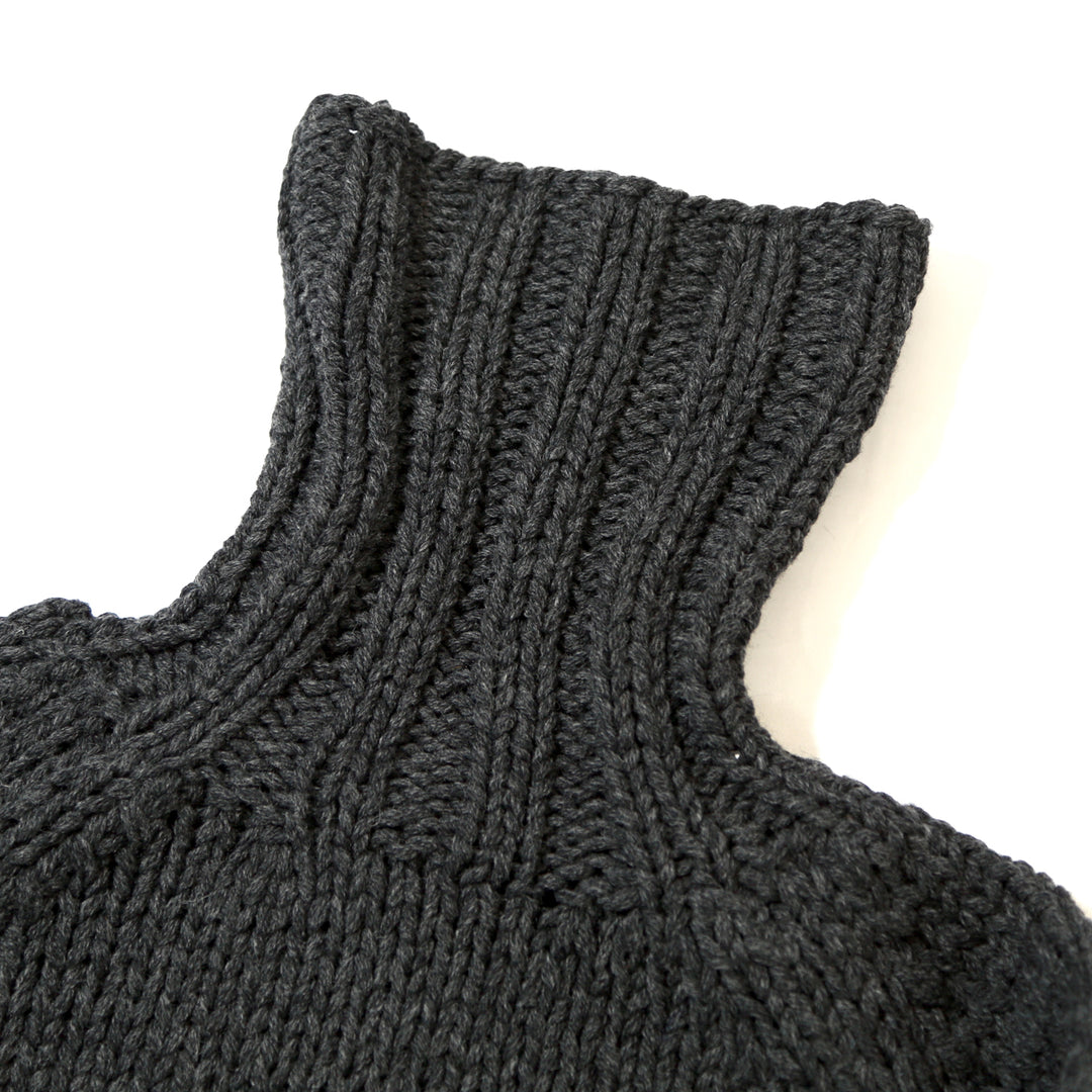 ROUGH GAUGE HAND KNIT ／ BLACK