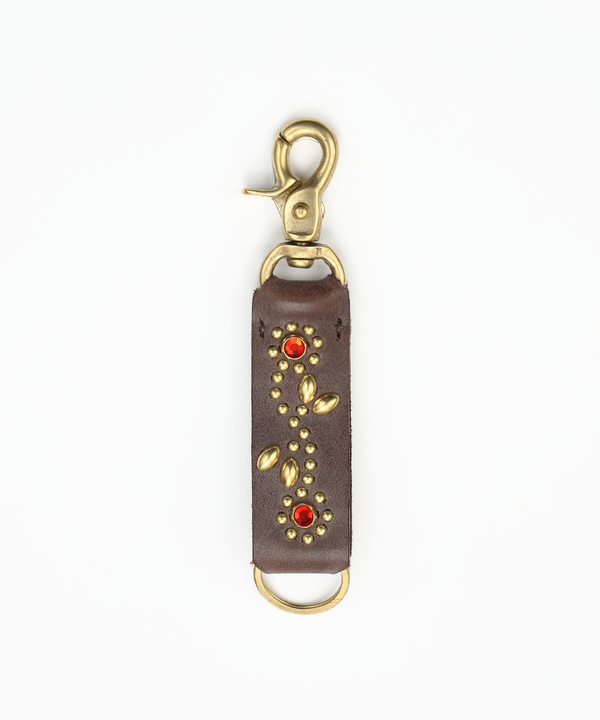 LEATHER STADS KEY CHAIN