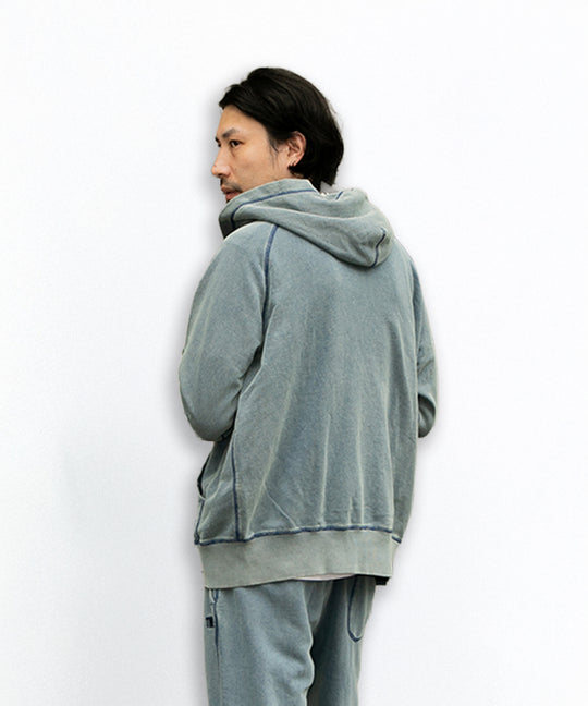 ZIP UP PARKA (INDIGO）