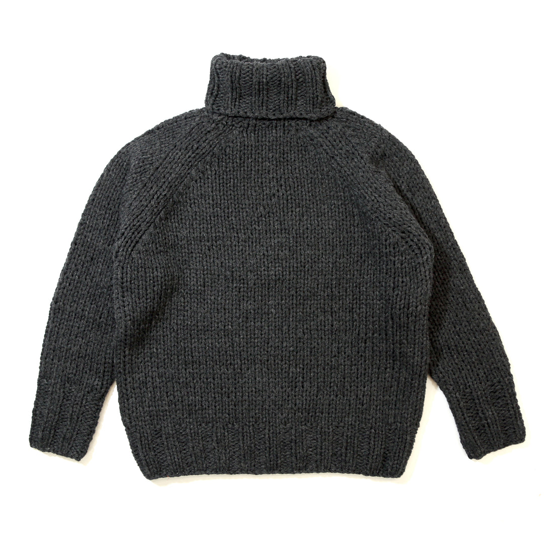 ROUGH GAUGE HAND KNIT ／ BLACK