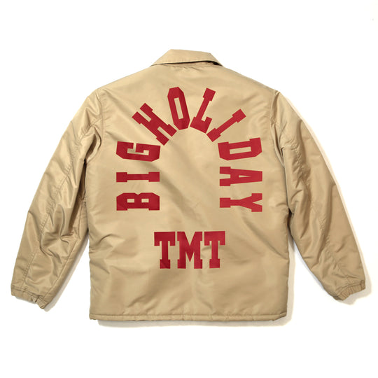 BIG LOGO NYLON BOA JACKET／ BEIGE