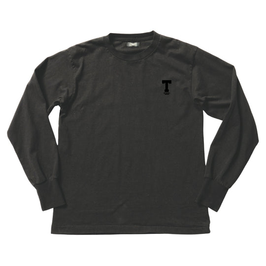 DRY COTTON JERSEY L/S TEE（UPPER）／BLACK