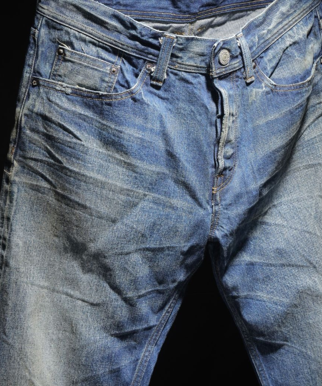 【HQ DENIM】 5P TAPERED(vintage processing.)