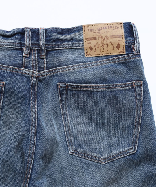 12oz SOFT DENIM 5P STRAIGHT／INDIGO LIGHT