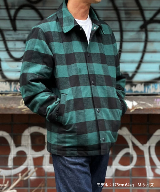 BUFFALOCHECK COACH JACKET／BLUE