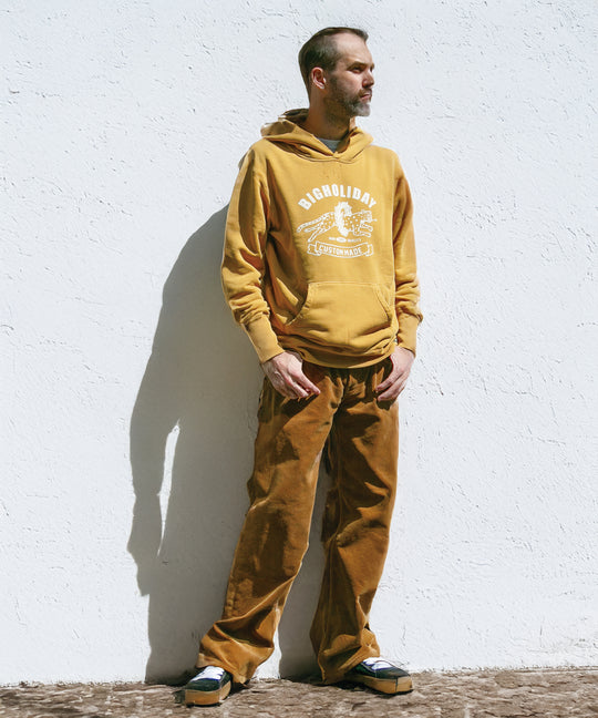 VINTAGE SWEAT HOODIE（tiger）／YELLOW