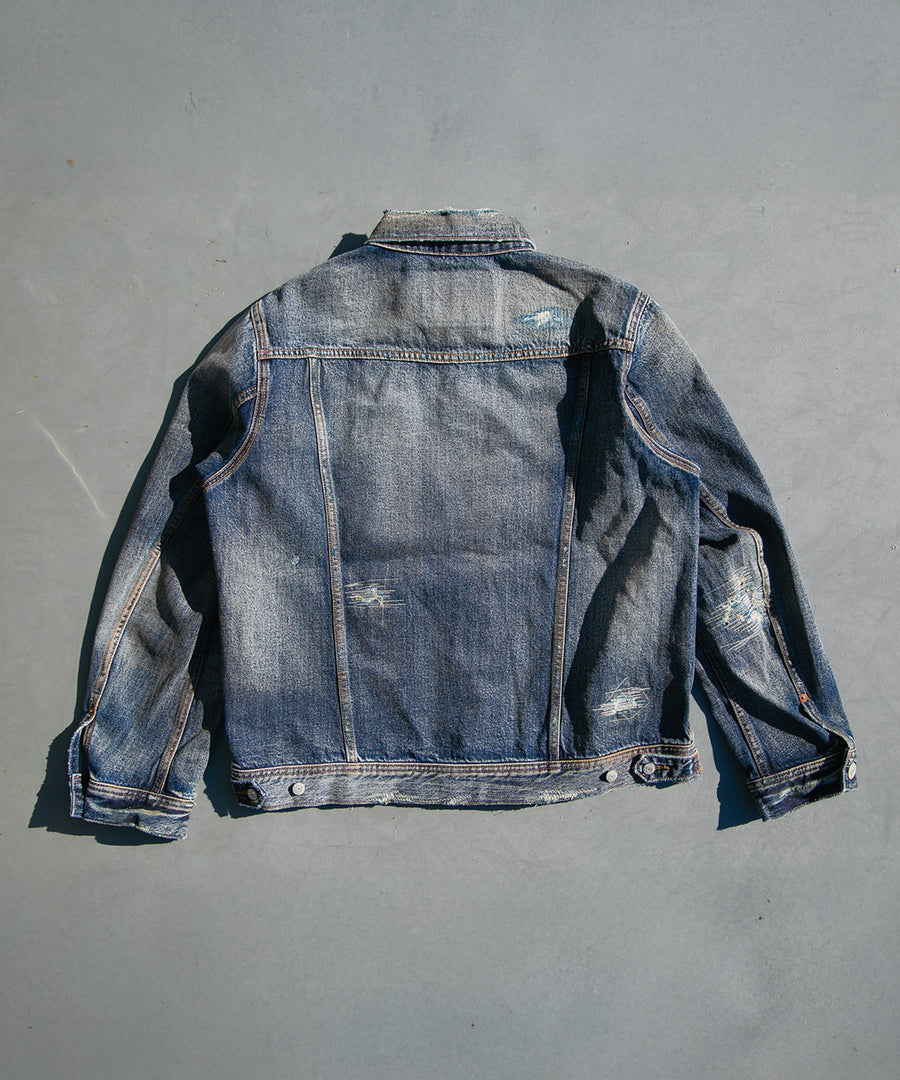 12oz SOFT DENIM TRUCKER JACKET（VINTAGE processing.）