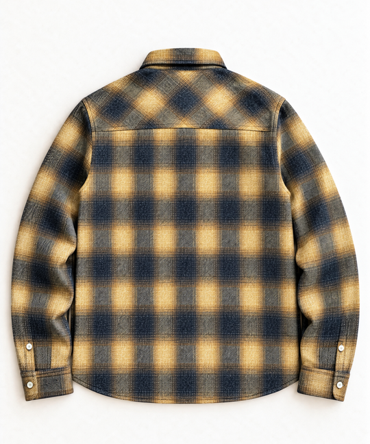 【11月下旬発送予定】TWILL OMBRE CHECK SHIRTS