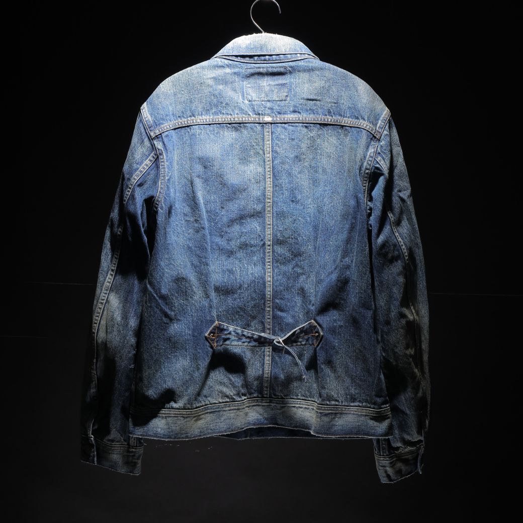 ※2025年2月中旬発送開始【HQ DENIM】TRUCKER JACKET(vintage processing.)