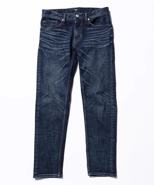 STRETCH DENIM 5P SLIM-FIT TAPERED / INDIGO