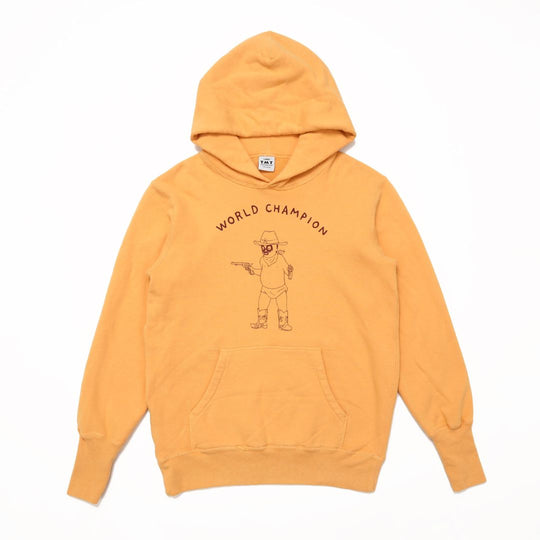 【10月上旬より発送】VINTAGE SWEAT HOODIE（world champion）／ORANGE