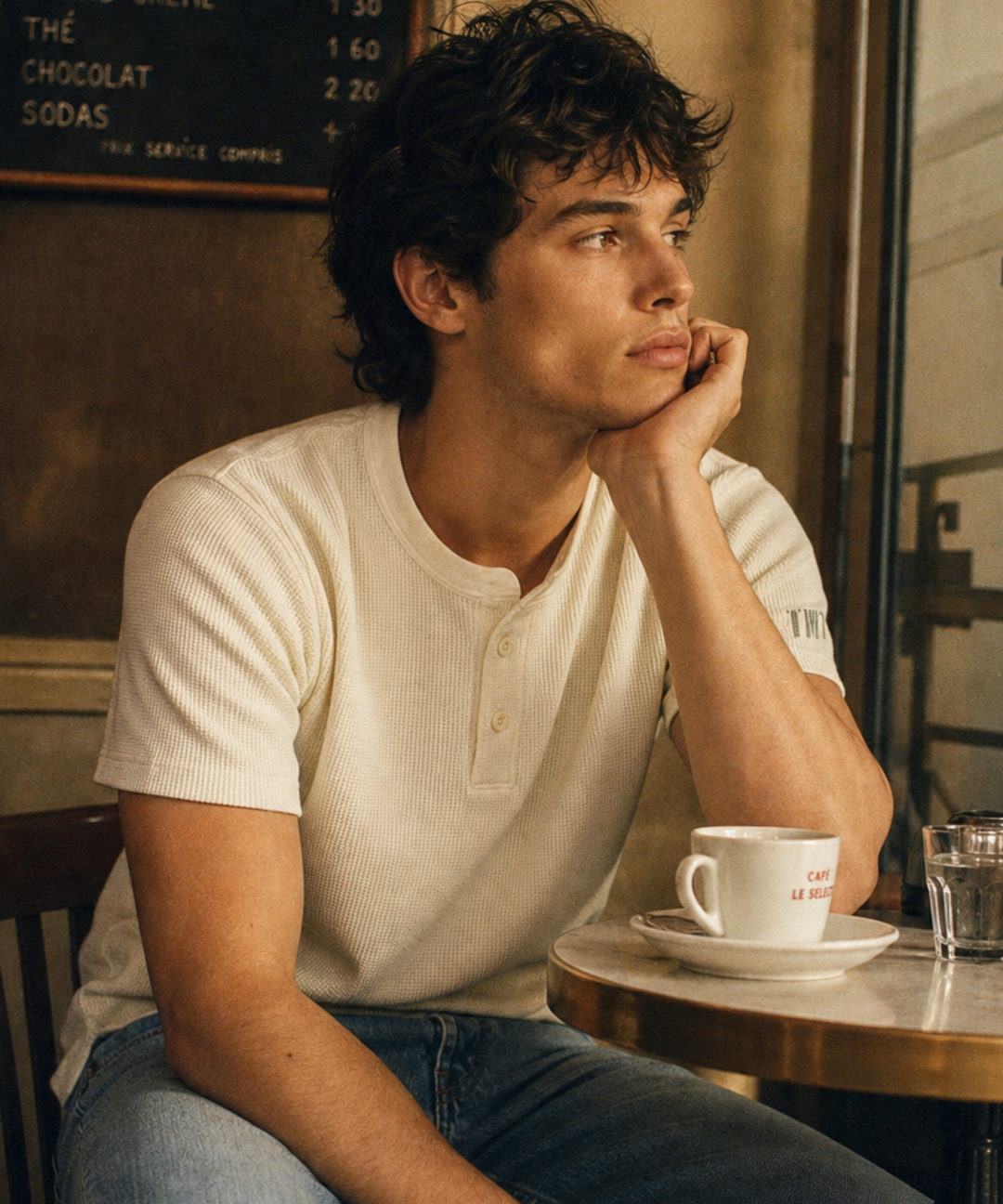 HENRY NECK TEE