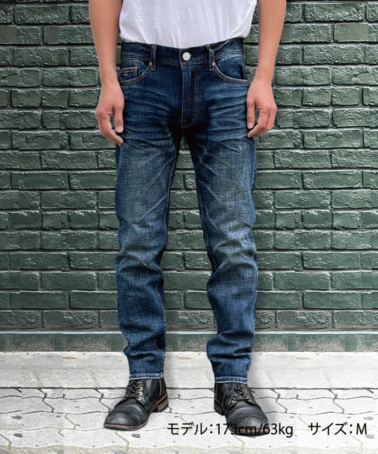 STRETCH DENIM 5P SLIM-FIT TAPERED / INDIGO