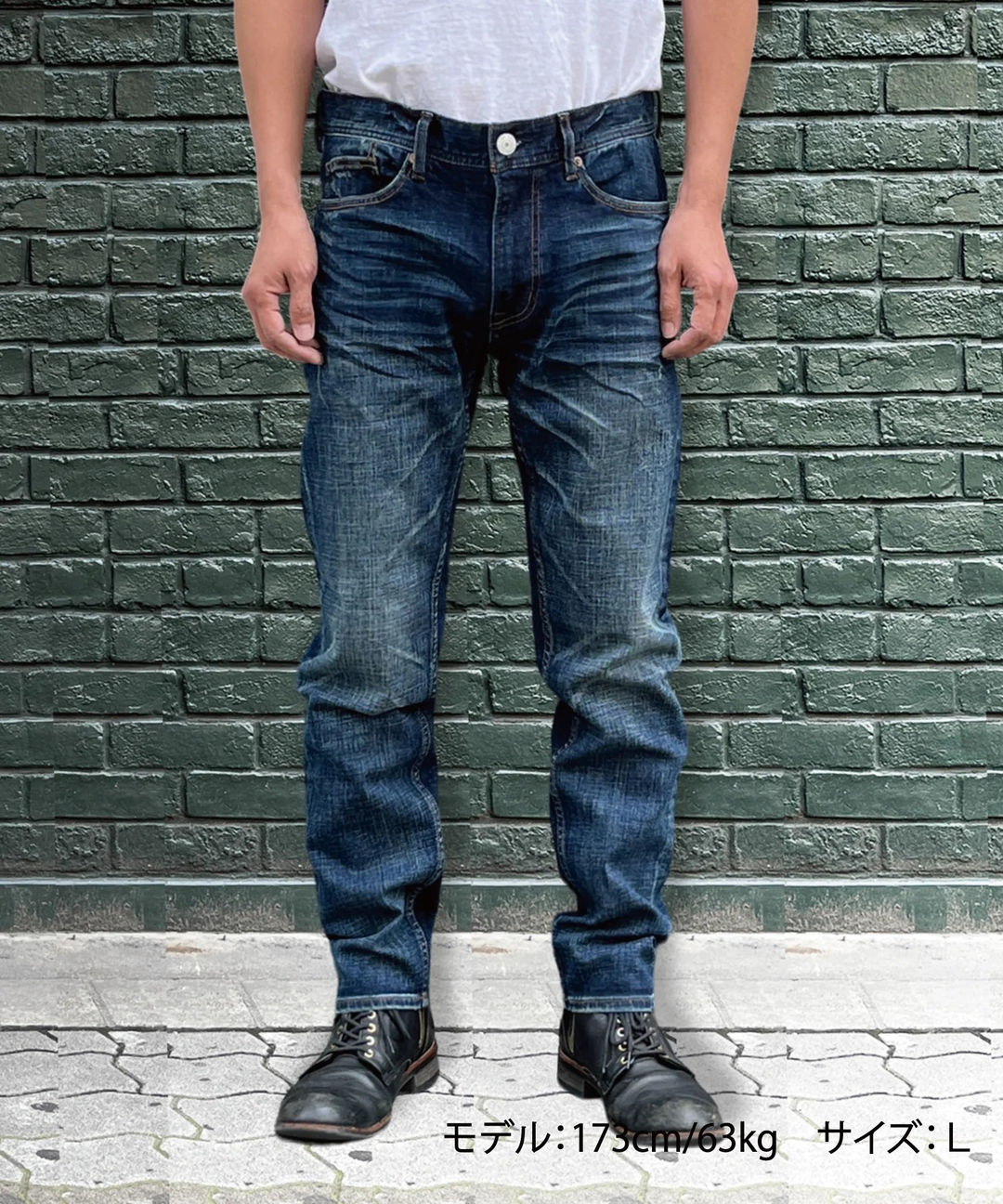 STRETCH DENIM 5P SLIM-FIT TAPERED / INDIGO