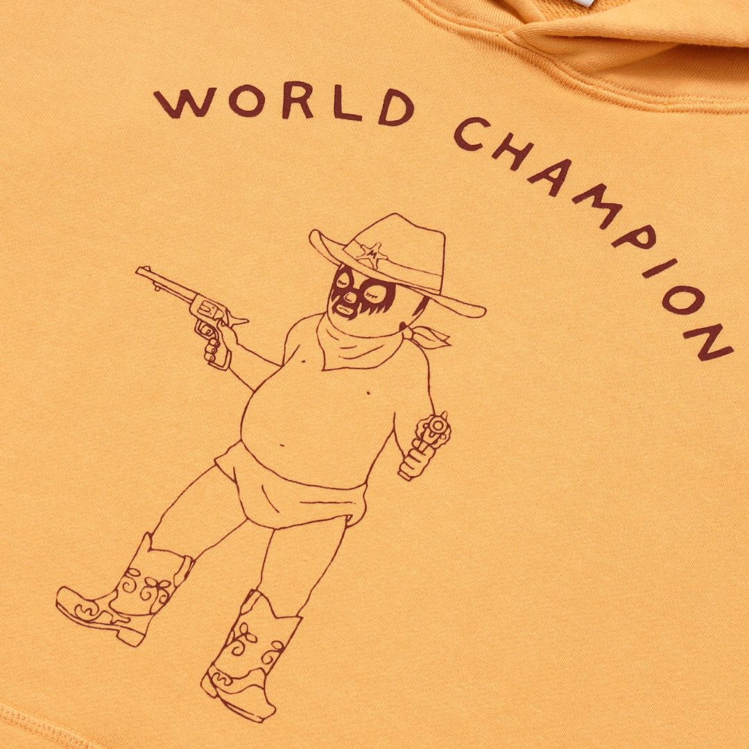 【10月上旬より発送】VINTAGE SWEAT HOODIE（world champion）／ORANGE