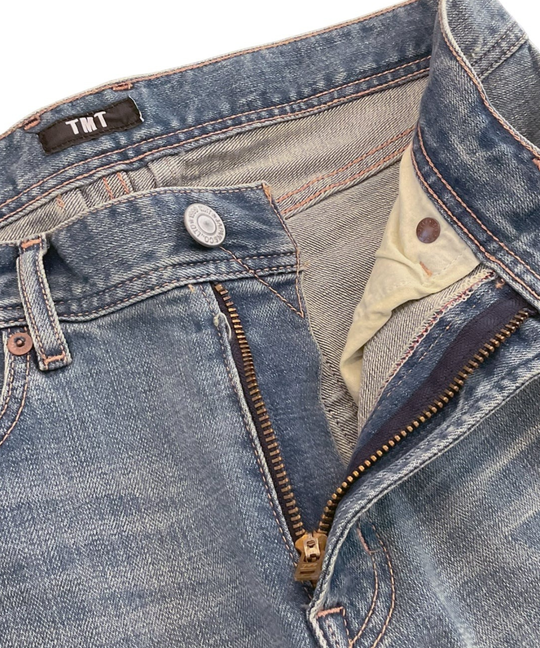 STRETCH DENIM 5P SLIM-FIT TAPERED / INDIGO LIGHT