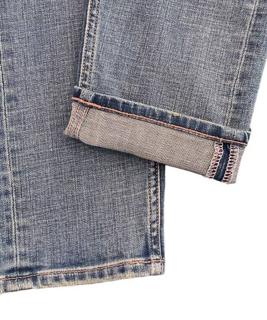 STRETCH DENIM 5P SLIM-FIT TAPERED / INDIGO LIGHT
