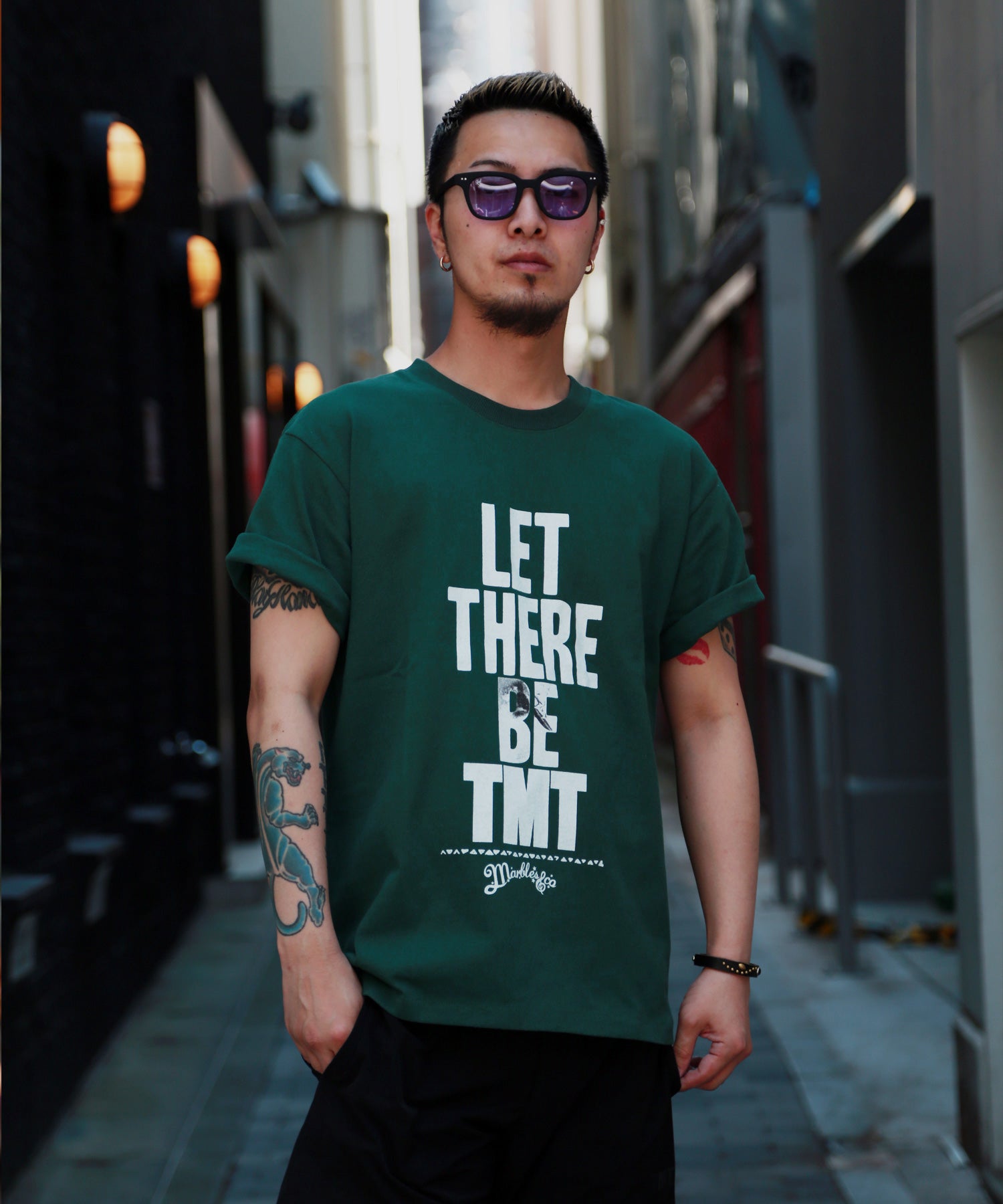 TMT×Marbles S/S T-SHIRTS(LET THERE BE TMT) / GREEN – TMT OFFICIAL