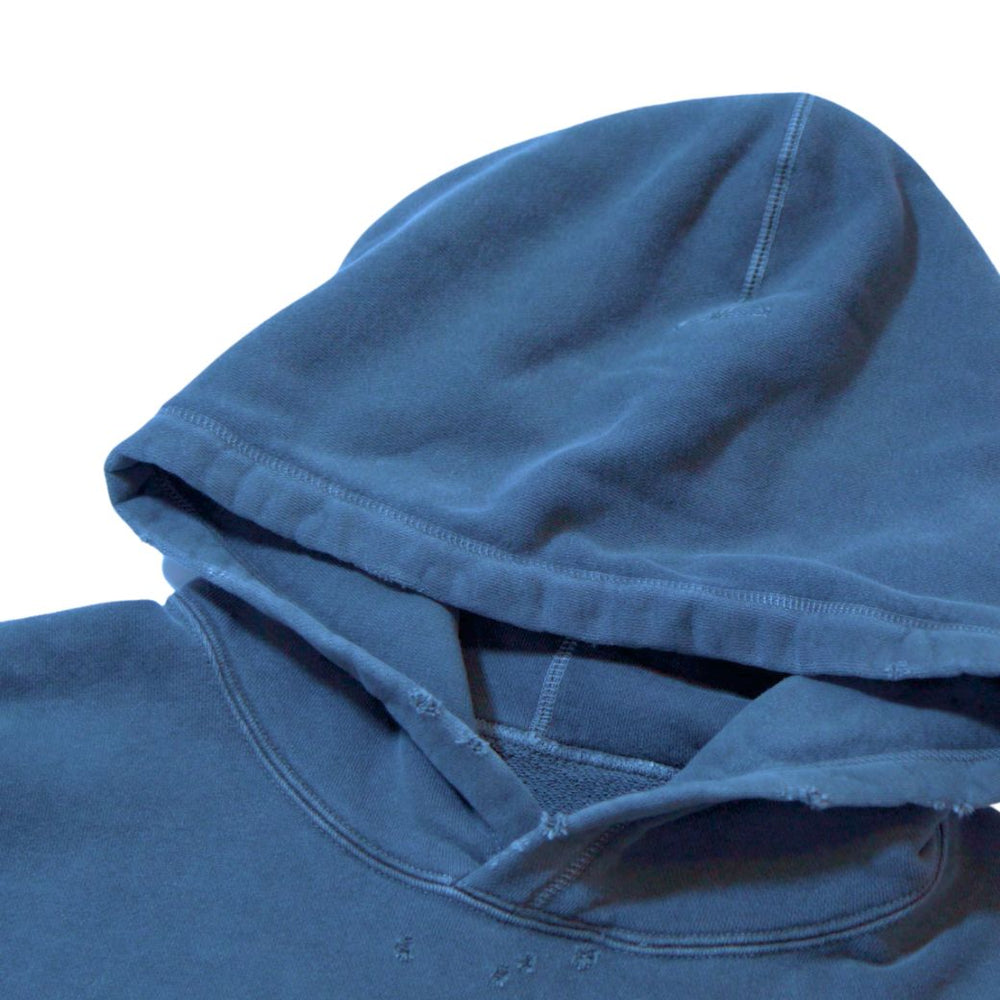 【10月下旬より発送】VINTAGE INDIGO DYE SWEAT HOODIE／LIGHT INDIGO