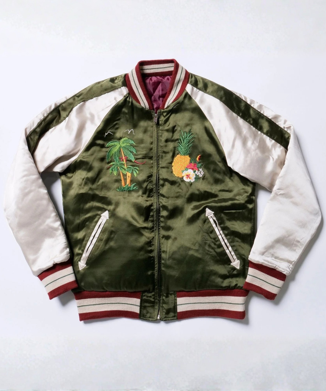 3/末まで販売　WORLD OF TROOP Champion JacketXL Troop Champion Leather Jacket Red/White - World of Troop