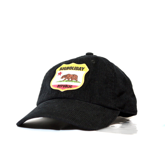 CORDUROY CAP(EMBLEM) ／ BLACK