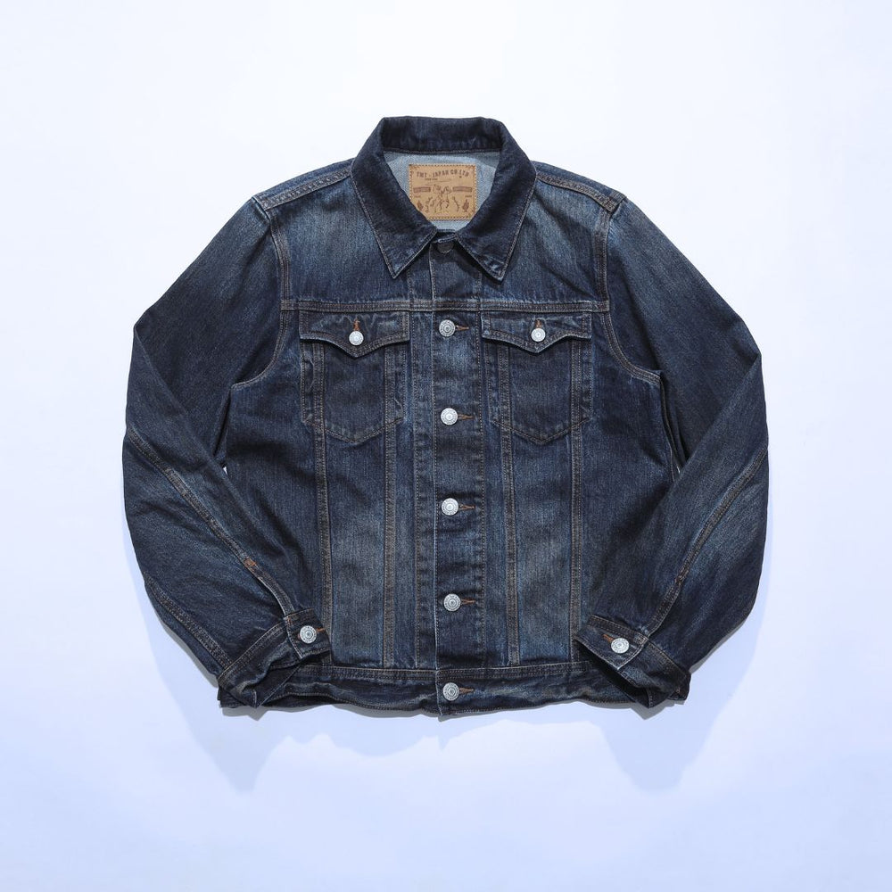 12oz SOFT DENIM TRUCKER JACKET／INDGO