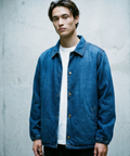 DENIM COACH JACKET／INDIGO LIGHT
