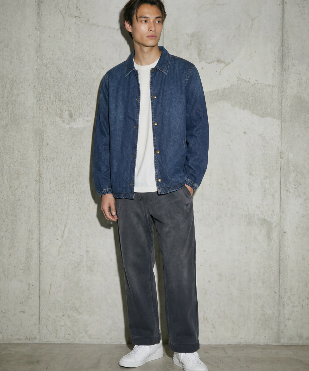 T.M.T ブルーデニム デニムジャケット TMT デニム ジャケット メンズ 3rd タイプ 12oz SOFT DENIM TRUCKER