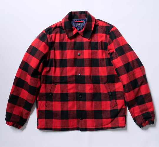 BUFFALOCHECK COACH JACKET／RED