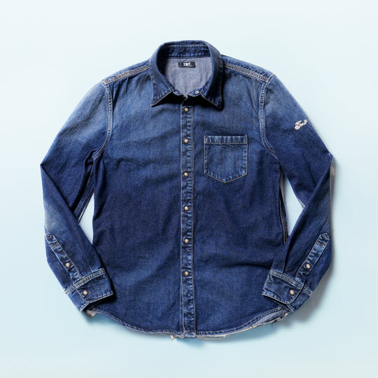 10oz DENIM SHIRTS（VINTAGE FINISH）