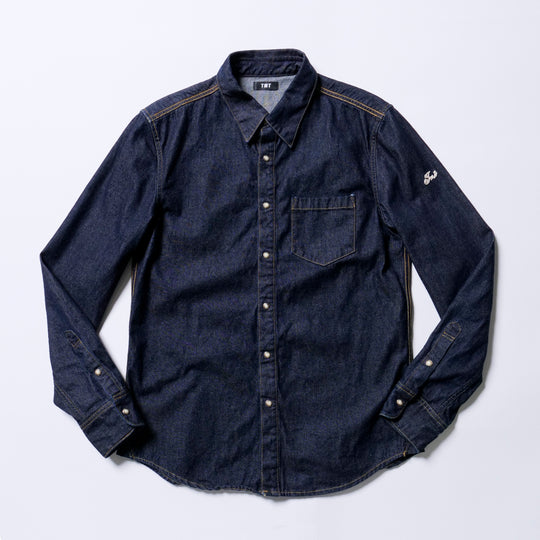 10oz DENIM SHIRTS（ONE WASH）