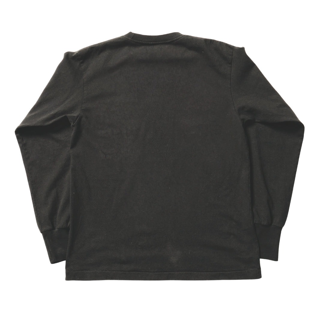 DRY COTTON JERSEY L/S TEE（UPPER）／BLACK