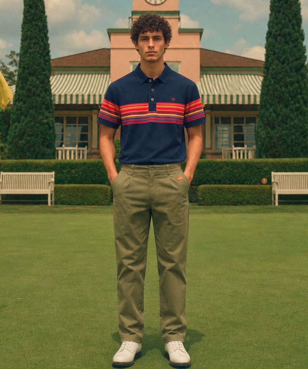 【TMT×Ocean Pacific】 PEARTEX POLO SHIRT（BORDER）