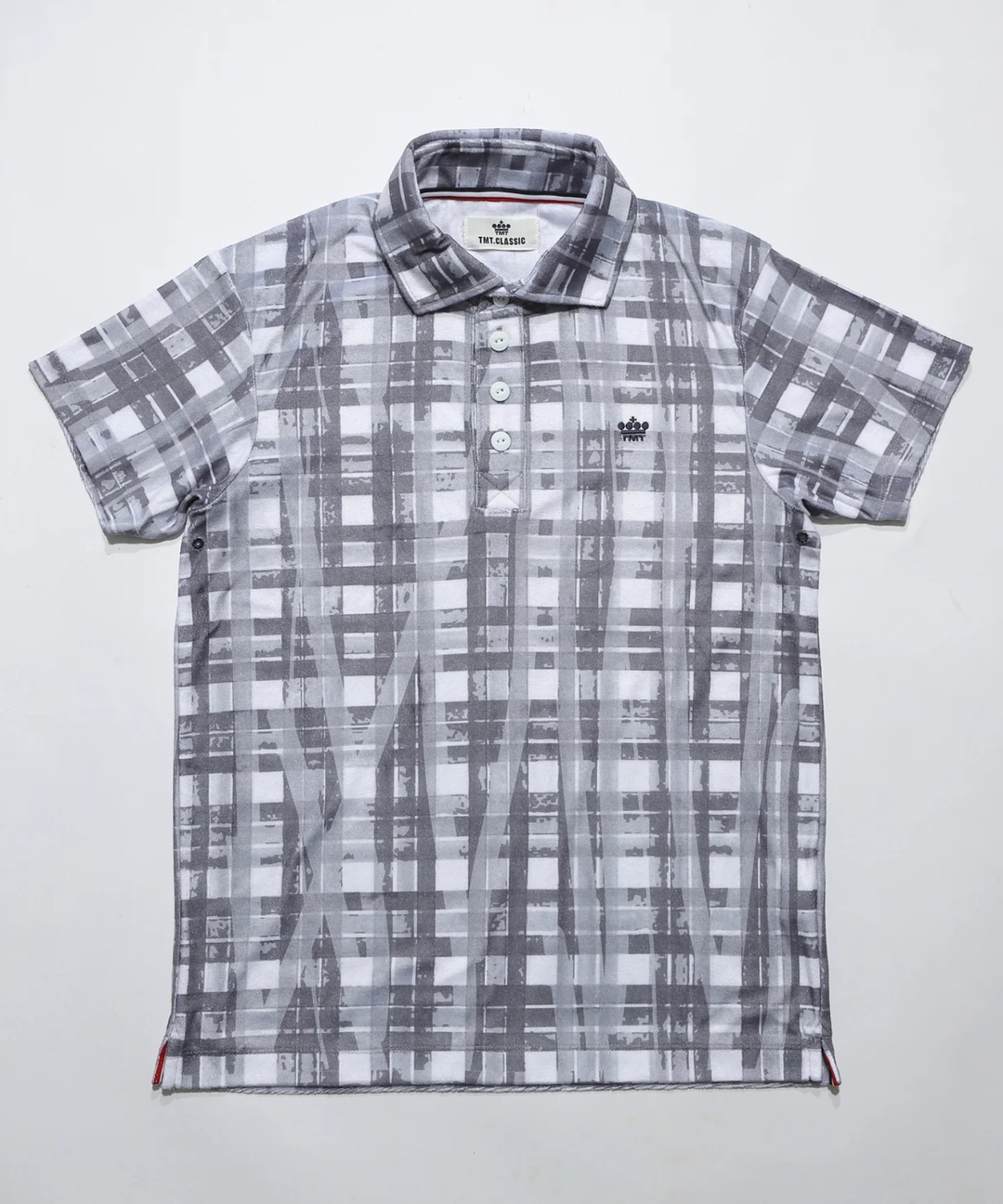 DRY PILE CHECK POLO SHIRTS