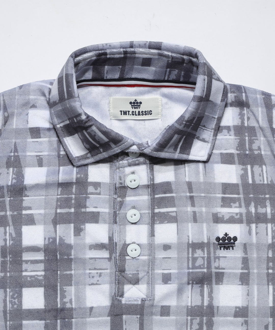 DRY PILE CHECK POLO SHIRTS