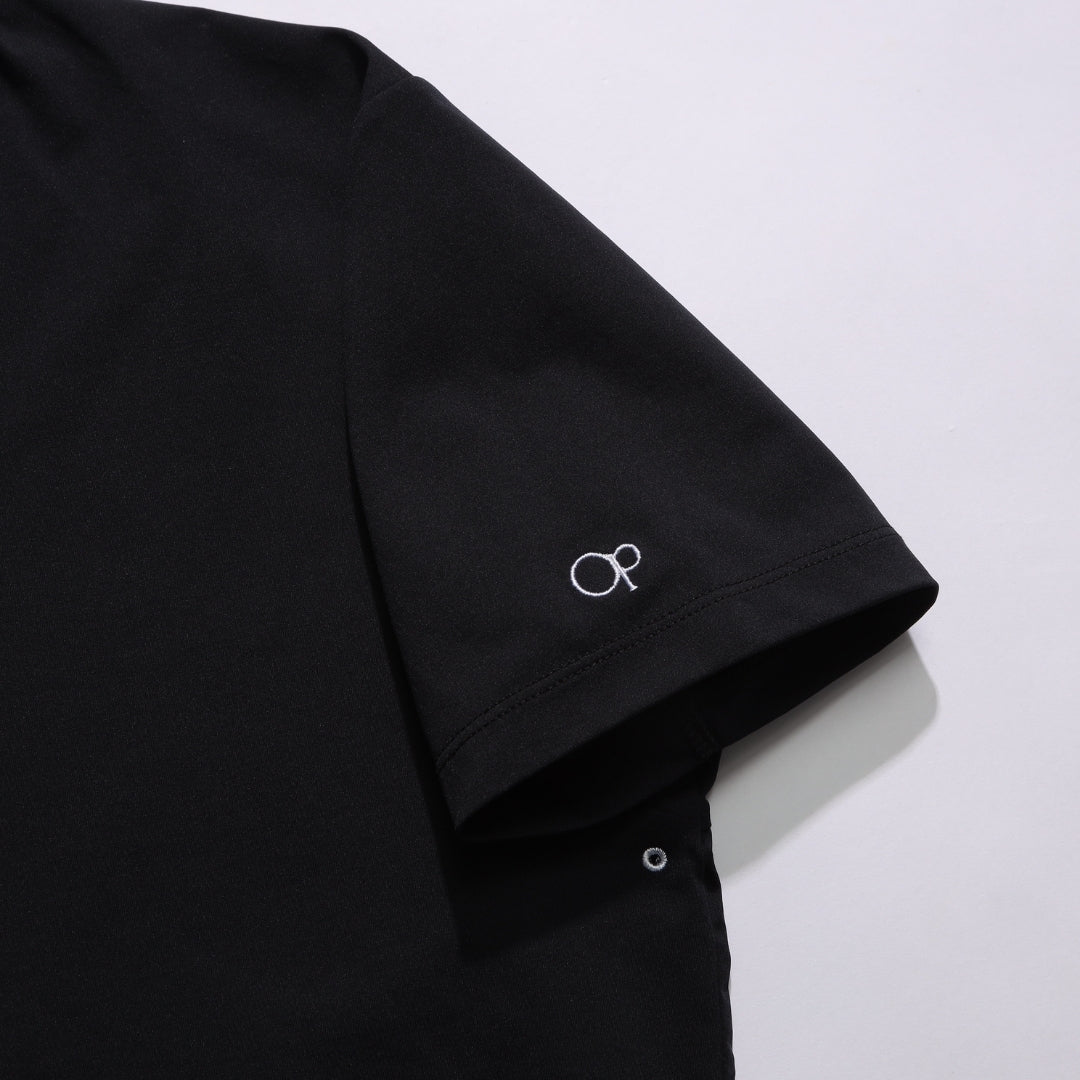 【4月上旬発送予定】【TMT×OceanPacific】 PEARTEX POLO SHIRT／BLACK