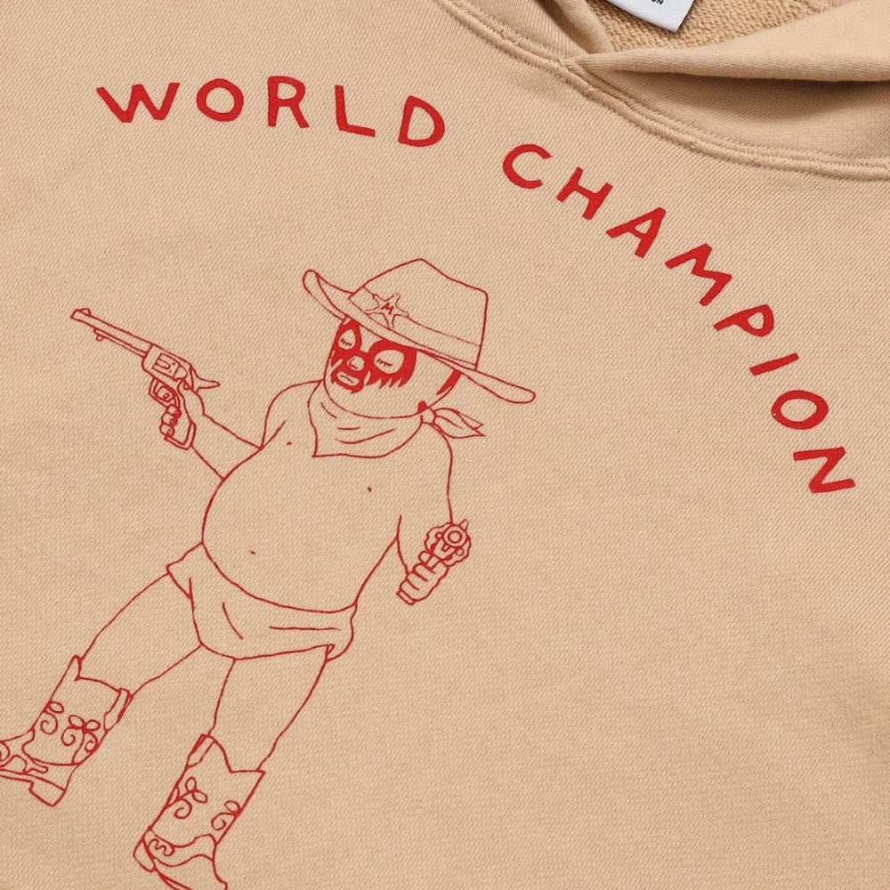 VINTAGE SWEAT HOODIE（world champion）／BEIGE